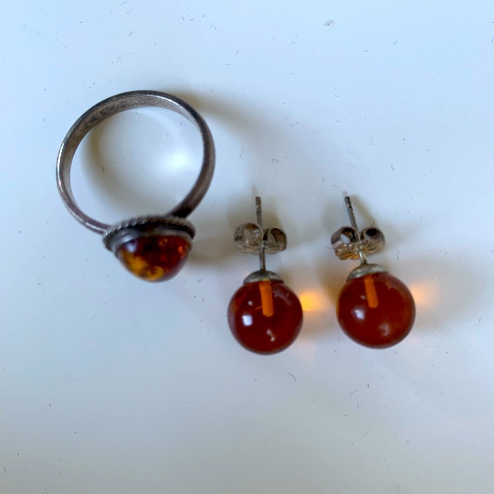 Real Amber Set - Picture 2 of 2